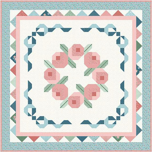 SALE Briarcreek Blooms Quilt PATTERN P123 by Amy Smart - Riley Blake Designs - INSTRUCTIONS Only - 2 Sizes - Square Quilts