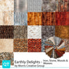 Earthly Delights Iron & Stone Fat Quarter Bundle 21-Piece - QT Fabrics -  Precut - Rock Nature Metal - Quilting Cotton Fabric