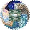 Earthly Delights Heavenly Horizons Layer Cake 10" Stacker Bundle - QT Fabrics- 42-Piece Precut  - Ocean Sky - Quilting Cotton Fabric
