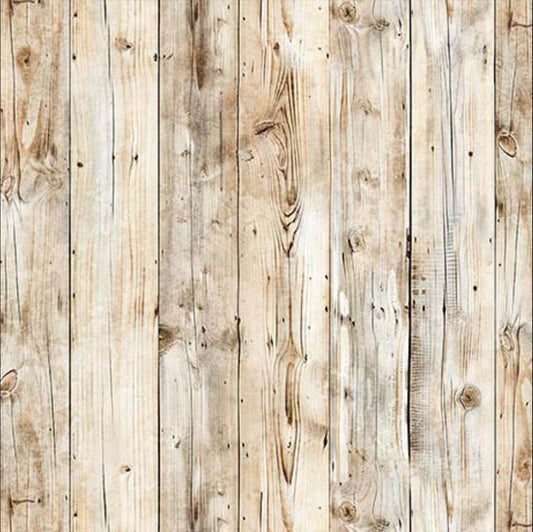 Image of the Earthly Delights White Wood Cream quilting cotton fabric by Dan Morris for QT Fabrics. Features wood on a cream background. Cute Little Fabric Shop