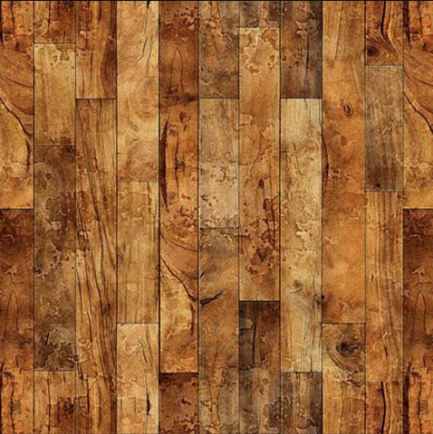 Image of the Earthly Delights Wood Boards Burnt Orange quilting cotton fabric by Dan Morris for QT Fabrics. Features wood on an orange background. Cute Little Fabric Shop