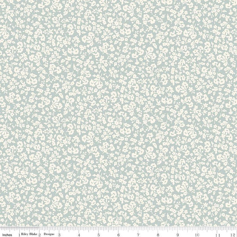 Denim Florals 01667401C Dainty Meadow C - Riley Blake Designs - Floral Flowers - Liberty Fabrics - Quilting Cotton Fabric