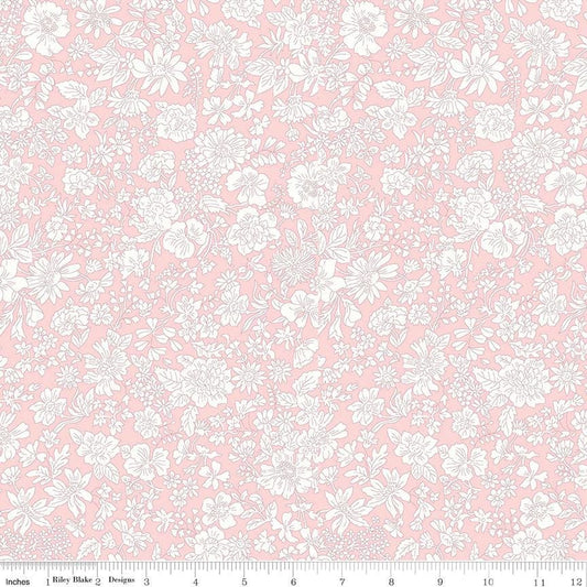 2yd 5" End of Bolt - SALE Liberty Wide-Width Emily Blossom Powder Rose A WIDEBACK 0166W7406A - Riley Blake - 108" - Quilting Cotton Fabric