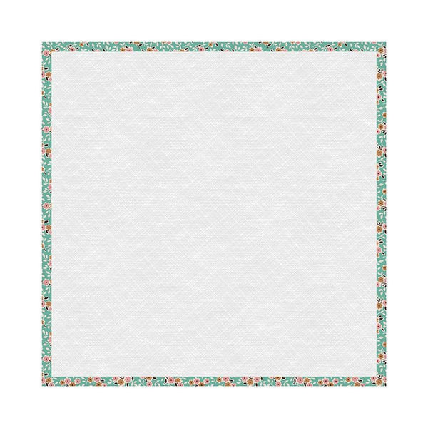 Lori Holt 18" Design Board Gentler Times DB-42303 Sea Glass - Riley Blake Designs - Quilt Block Placement 18 Inches Square