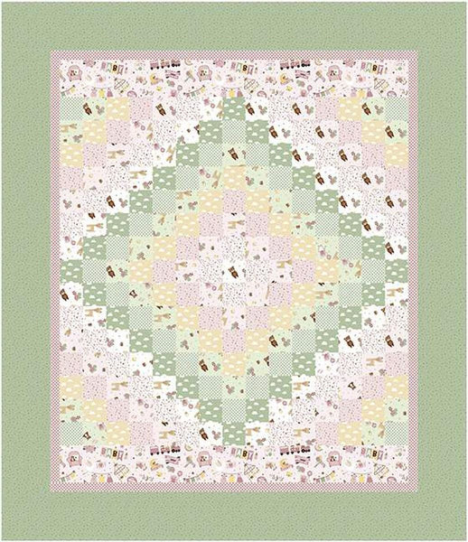 SALE Juvenile Eight Taw Crib Quilt PATTERN P148 by Castilleja Cotton - Riley Blake Designs - INSTRUCTIONS Only - Fat Quarter Friendly