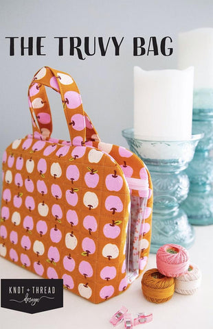 SALE The Truvy Bag Project PATTERN P234 by Knot and Thread Design - Riley Blake Design - INSTRUCTIONS Only - 4 Zippered Pockets