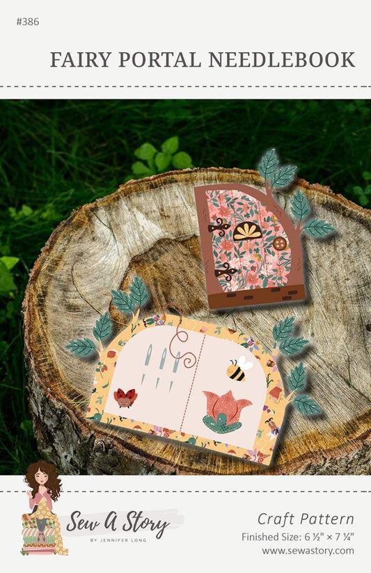 Fairy Portal Needlebook Quilt Project PATTERN P177 - Jennifer Long - Riley Blake Designs - INSTRUCTIONS Only - Sewing Tools Holder