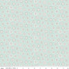 Image of Festive Greetings Snow Season quilting cotton fabric by Liberty Fabrics for Riley Blake Designs. Features snowflakes on a blue background. Cute Little Fabric Shop