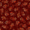 Image of Dragon's Song Linocut Brick quilting cotton fabric by Morris Creative Group for QT Fabrics. Features dragons on a red background. Cute Little Fabric Shop
