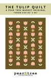 SALE The Tulip Quilt PATTERN - Pear Tree Market Riley Blake Designs- INSTRUCTIONS Only - Advanced Beginner Piecing Pattern