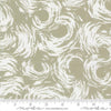 Image of the For My Boys Oliver Donuts Sage quilting cotton fabric by Sewn By Amy Schelle for Moda Fabrics. Features tracks on a green background. Cute Little Fabric Shop