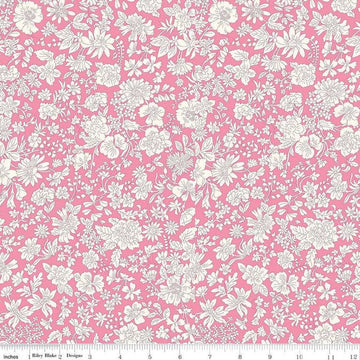 1yd 20" End of Bolt - SALE Liberty Wide-Width Emily Blossom Vintage Pink A WIDEBACK 0166W7407A - Riley Blake - 108" - Quilting Cotton Fabric