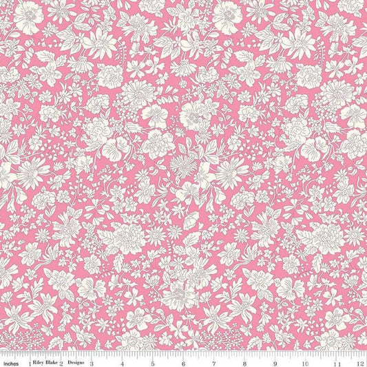 1yd 20" End of Bolt - SALE Liberty Wide-Width Emily Blossom Vintage Pink A WIDEBACK 0166W7407A - Riley Blake - 108" - Quilting Cotton Fabric