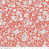 1 Yard 19" End of Bolt - SALE Liberty Wide-Width Emily Blossom Crimson A WIDEBACK 0166W7408A - Riley Blake - 108" - Quilting Cotton Fabric