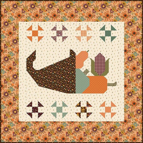 SALE Year's Growth Quilt PATTERN P157 by Sandy Gervais - Riley Blake Designs- INSTRUCTIONS Only - Pieced Cornucopia