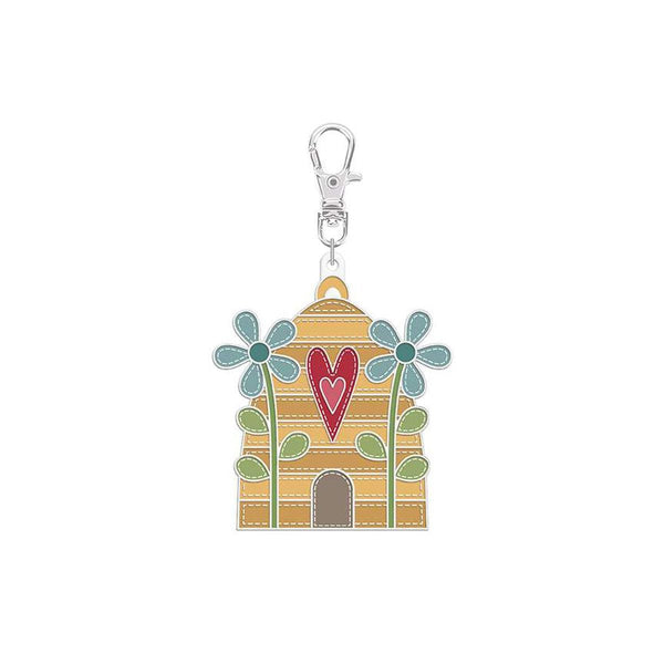SALE Lori Holt Enamel Happy Charm Beehive ST-43605 - Riley Blake Designs - Approximately 1.75" x 2"