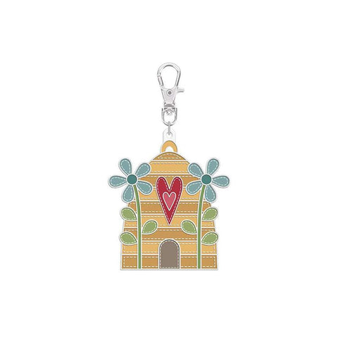 SALE Lori Holt Enamel Happy Charm Beehive ST-43605 - Riley Blake Designs - Approximately 1.75" x 2"