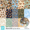 Bearsville Layer Cake 10" Stacker Bundle - QT Fabrics - 42-Piece Precut  - Nature Outdoors - Quilting Cotton Fabric