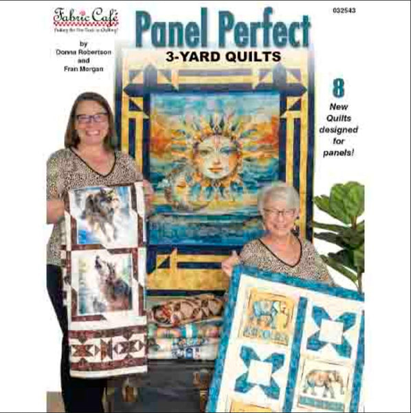 Panel Perfect 3 Yard Quilts Quilt PATTERN - QT Fabrics - Instructions Only - Geometric Shapes - Pieced Pattern - Panel Friendly