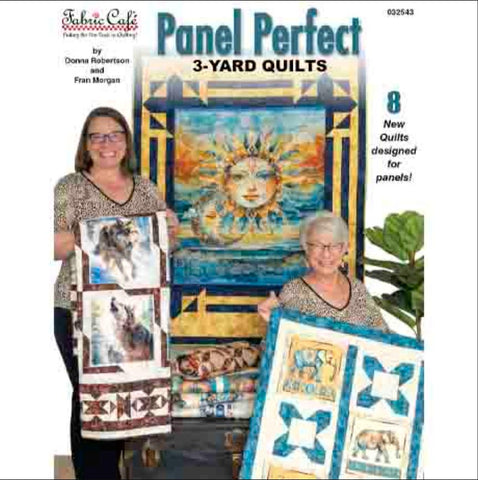 Panel Perfect 3 Yard Quilts Quilt PATTERN - QT Fabrics - Instructions Only - Geometric Shapes - Pieced Pattern - Panel Friendly