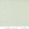 Image of the Nantucket Summer Sail Cream Grass quilting cotton fabric by Camille Roskelley for Moda Fabrics. Features squares on a green background. Cute Little Fabric Shop