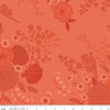 3-Yard cut - SALE First Blooms Tonal Floral WIDEBACK WB16331 Coral - Riley Blake - 108" - Quilting Cotton Fabric