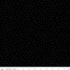 Image of Blackout Dots Black by The RBD Designers for Riley Blake Designs. Features dots on a black background. Cute Little Fabric Shop