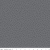 Image of Blackout Dots Gray by The RBD Designers for Riley Blake Designs. Features dots on a gray background. Cute Little Fabric Shop