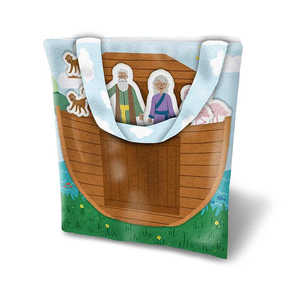 SALE Two by Two Noah's Ark Quiet Book FELT Panel FT16688 by Riley Blake - Animals Biblical - Polyester Felt Panel