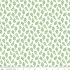 Image of the Two by Two Branchy Bliss White quilting cotton fabric by Cayla Naylor for Riley Blake Designs. Features leaves on a white background. Cute Little Fabric Shop