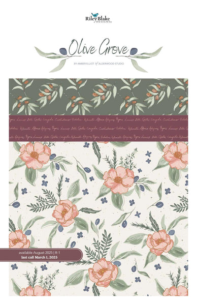 Olive Grove 10" Stacker Bundle - Riley Blake Designs - 42 piece Precut - Plants Nature Tree - Quilting Cotton Fabric