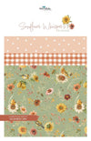 Sunflower Whispers 2.5 Inch Rolie Polie Jelly Roll 40-Piece - Riley Blake - Precut - Floral - Quilting Cotton Fabric