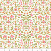 Image of Craft Garden Tapestry Trail quilting cotton fabric by Liberty Fabrics for Riley Blake Designs. Features flowers on a cream background. Cute Little Fabric Shop
