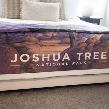SALE Joshua Tree National Parks Minky Blanket - MB1042 - Riley Blake Designs - Prepackaged Dreamy Minky Blanket - Licensed Product