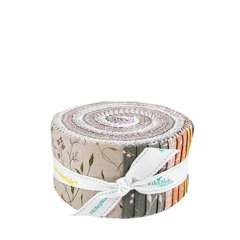 SALE Threads of Grace 2.5 Inch Rolie Polie Jelly Roll 40 pieces - Riley Blake Designs - Precut Pre cut Bundle - Quilting Cotton Fabric