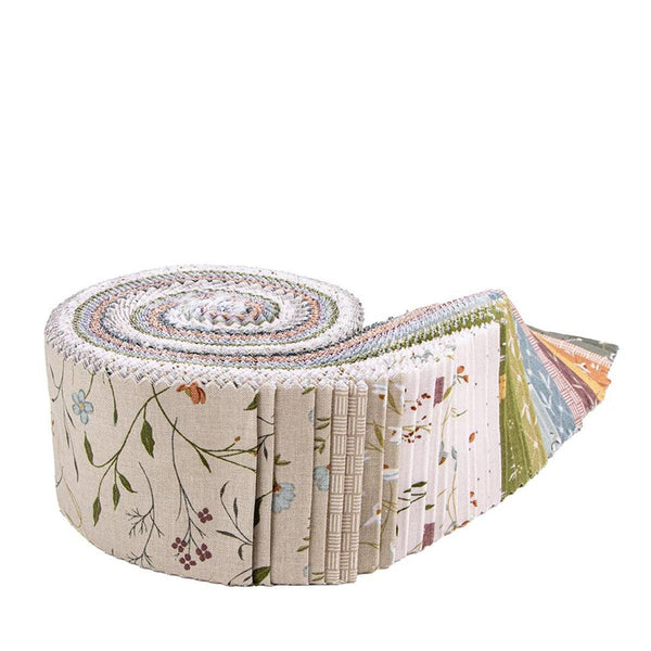 SALE Threads of Grace 2.5 Inch Rolie Polie Jelly Roll 40 pieces - Riley Blake Designs - Precut Pre cut Bundle - Quilting Cotton Fabric