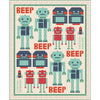 SALE 321 Blast Off Quilt Kit KIT20950 - Moda Fabrics - Pattern Fabric - Piecing - Vintage Space Astronaut - Quilting Cotton Fabric