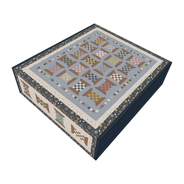 Checkered Spools Boxed Quilt Kit KT-16270 - Honey Locust - Amber Johnson - Riley Blake Designs - Quilting Cotton - Pattern Fabric Kit