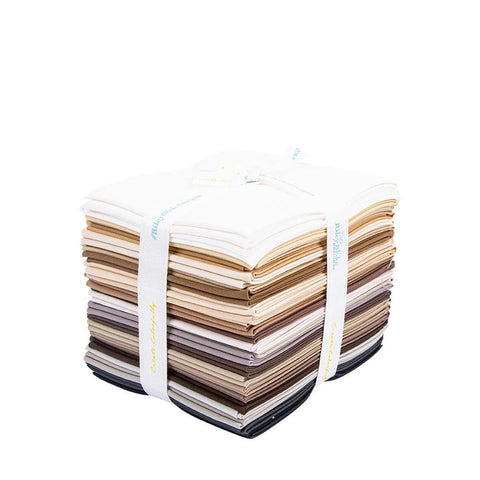 SALE Confetti Cotton™ Lori Holt Essential Fat Quarter Bundle 24 pieces - Riley Blake - Pre cut Precut - Solids - Quilting Cotton Fabric
