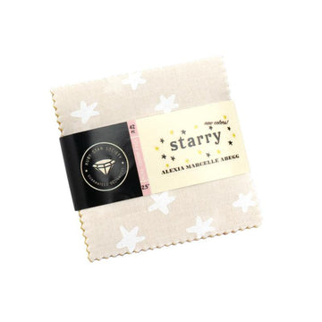 Starry New Mini Charm Pack 2 1/2" Stacker Bundle - RS4109MCN - Moda Fabrics - 42-Piece Precut  - Stars - Quilting Cotton Fabric