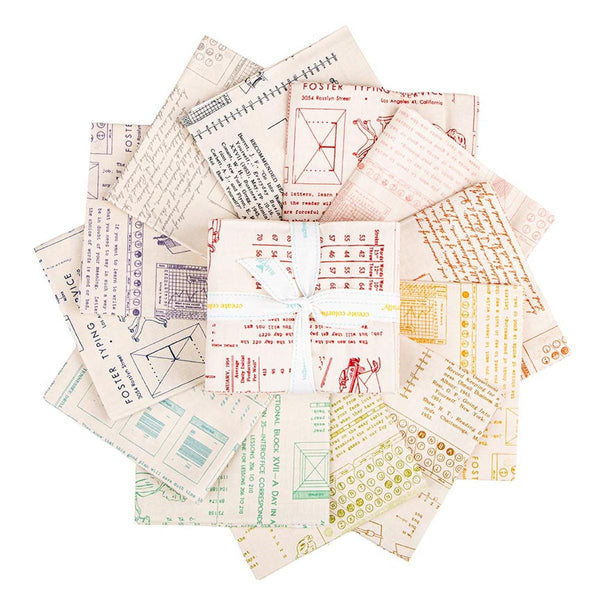 SALE TYPE/ography B Backgrounds Fat Quarter Bundle 12 pieces FQ-16850B-12 - Lori Holt - Riley Blake - Pre cut Precut Quilting Cotton Fabric