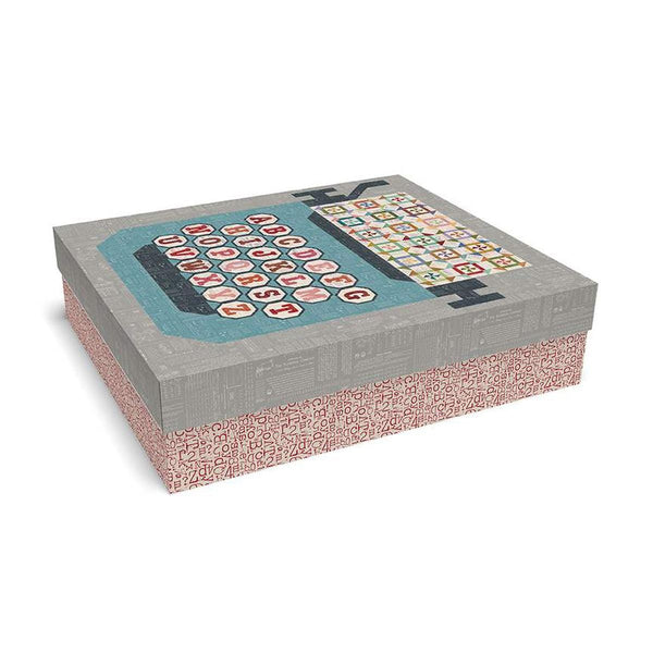 SALE Just My Types Quilt Kit KT-16850 - Riley Blake Designs - Lori Holt - TYPE/ography - Box Pattern Fabric - Quilting Cotton Fabric