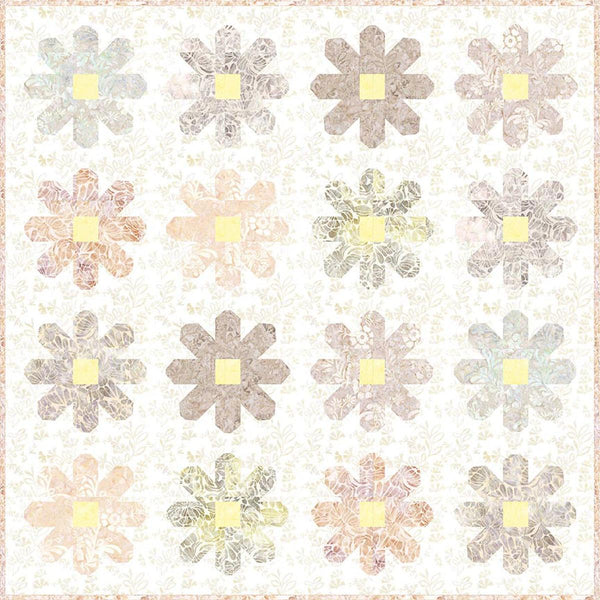 SALE Fresh as a Daisy Quilt PATTERN P176 by Pen + Paper Patterns - Riley Blake - Instructions Only - Many Sizes Precut Friendly