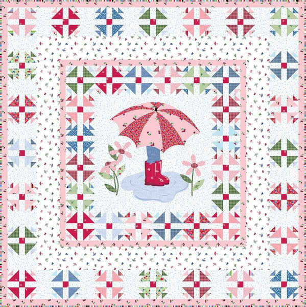 Puddle Jumping Quilt PATTERN P112 by Jillily Studio - Riley Blake Designs - INSTRUCTIONS Only - 10" Stacker Precut Friendly