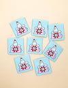 Quilty Hen Woven Labels P178-SIWL21 - Riley Blake - Minki Kim - Durable Soft Thread - Machine Washable - Polyester - 8 Labels