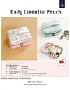 SALE Minki Kim Daily Essential Pouch Project Quilt PATTERN P178-SIBP10 - Riley Blake Designs - INSTRUCTIONS Only - Zippered Bag