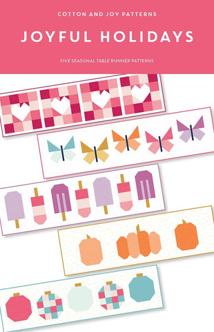 SALE Joyful Holidays Table Runner Quilt PATTERN P173 by Fran Gulick - Riley Blake Designs - INSTRUCTIONS Only - Five Designs - Beginner