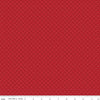 Image of Vera's Garden Basket Weave Red quilting cotton fabric by Vicki McCarty for Riley Blake Designs. Features weave on a red background. Cute Little Fabric Shop