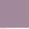 Image of Vera's Garden Circles Lavender quilting cotton fabric by Vicki McCarty for Riley Blake Designs. Features shapes on a purple background. Cute Little Fabric Shop