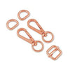 SALE Style 3 Basic Hardware Kit 1/2" Rose Gold - Sallie Tomato P210-STS249C - Riley Blake Designs - Bag Hardware Buckle Hooks